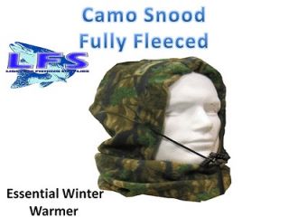 Newly listed New Camo Snood Fully Fleeced Fishing Hunting Warmer