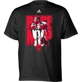 Chicago Bulls Derrick Rose MVP Campaign T Shirt ADULT