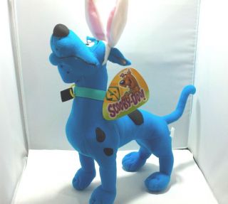 National Entertainment Network BLUE SCOOBY DOO 16 Plush w/ Bunny Ears