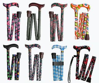 Folding Walking Sticks   a range of 8 patterns