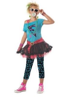 Brand New Tween 80s Valley Girl Halloween Costume 04020