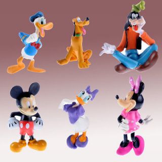 CUT Store PVC Mickey Mouse Clubhouse Figure Set 6 Pcs