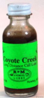 Coyote Trapping Lure Coyote Creek Long Distance Call R&M Lures 1oz