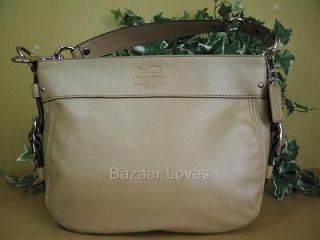 NWT COACH Zoe Carmel Leather Handbag F12671