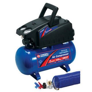 Campbell Hausfeld 0.8 HP 2 Gallon Air Compressor with Inflation Kit