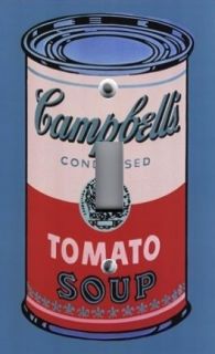 Switch Plate Outlet Covers ANDY WARHOL CAMPBELLS TOMATO SOUP CAN