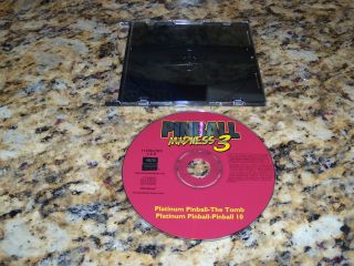 PINBALL MADNESS 3 WINDOWS COMPUTER PC GAME CD ROM XP TESTED EXC COND.