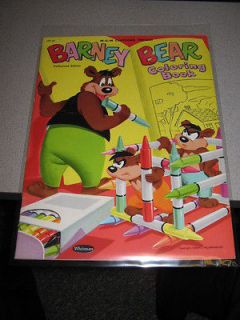 MGM BARNEY BEAR 1953 cartoon comic coloring book UNUSED Loews Inc 32