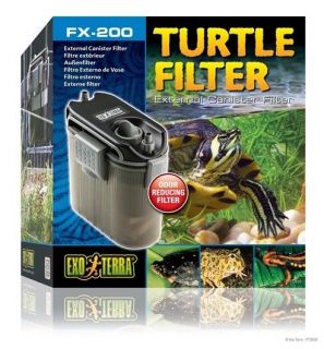 Exo Terra FX200 External Turtle Filter Terrarium W/ Spray Bar PT3630