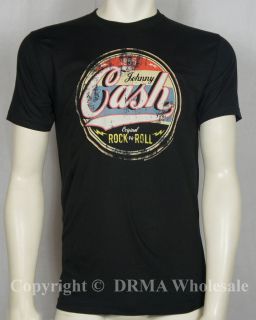 Authentic JOHNNY CASH Original Rock & Roll T Shirt S M L XL XXL NEW