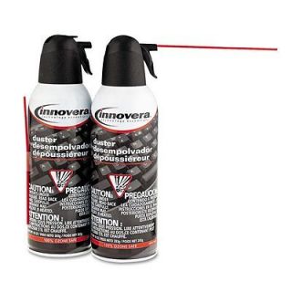 Innovera Air Duster 10 oz 2 Pack Ozone Safe Perfect Compressed Air New