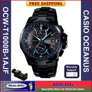 Casio Oceanus OCW T1000B 1AJ F Manta Solar Atomic Watch EMS Free