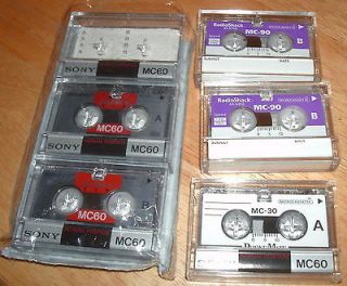 Old MICRO MINI CASSETTE Blank Tapes ~Sony MC90+30, Radio Shack MC90