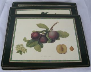 Pimpernel Placemats Royal Horticultural Society Collection Fruits