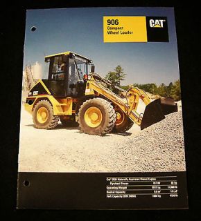 CATERPILLAR CAT 906 Compact Wheel Loader Tractor Advertising Sales