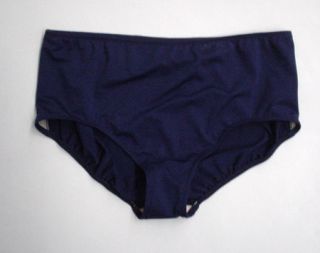 CAZINI Blue High Waisted Bikini Bottom Swimsuit 24W
