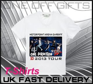 One Direction 2013 Tour T Shirt Kids & Adult Motorpoint Cardiff