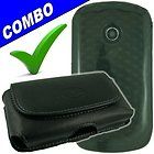 Combo Pouch + Black Gel cover case for LG800G cell phone accessories