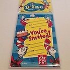 SEUSS THE CAT IN THE HAT ALL OCCASION PARTY INVITATIONS PARTY SUPPLIES