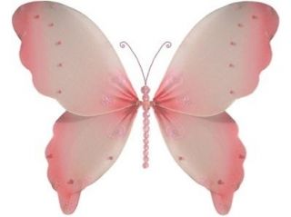 Extra large Hanging Butterfly Decor ceiling wall room decoration nylon
