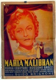 MARIA MALIBRAN / MARIA CEBOTARI / GUIDO B / 1943 / MARTINATI MOVIE