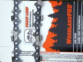 16 INCH CARBIDE COATED CHAINSAW SAW CHAIN 3/8 .058 60DL