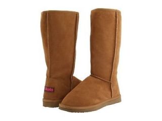 Ukala by EMU Australia High Chestnut Suede Boots Shoe Size 6 11 12 y