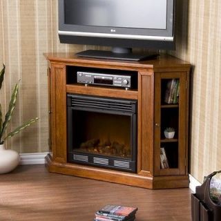 Wildon Home Stuart 48 TV Stand with Electric Fireplace