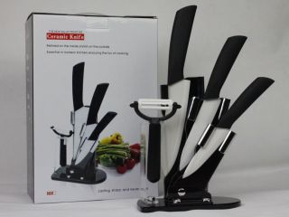 in 1 6+5+4+Peele r+knife Holder Ceramic knives Set Cutlery Chef