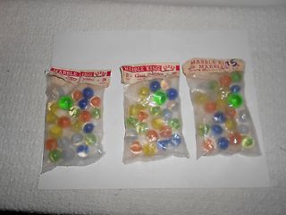 bags of Marble King Cats Eyes Marbles/20 marbles + 1 shooter per bag
