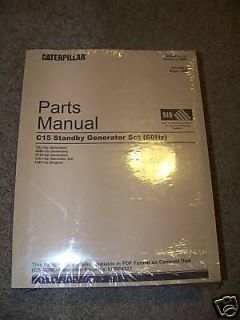 Caterpillar C15 Standby Generator Set Parts Manual 60Hz