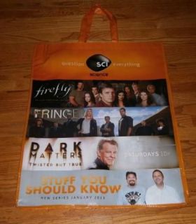 COMIC CON 2012 Science Channel FIREFLY FRINGE DARK MATTERS Giant Promo