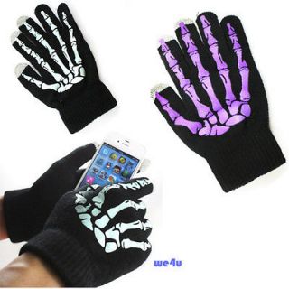 Magic Cell Phone Touch Screen Gloves Skeleton Fr Iphone HTC Moto