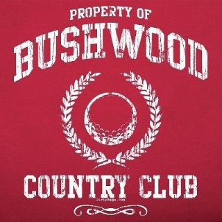 Bushwood Country Club golf T Shirt balls cart tees Caddyshack L red