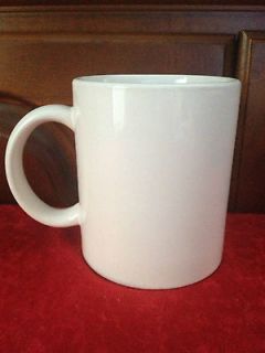 White Plain Diner Restaurant Coffee Mug   tea cup glass vintage
