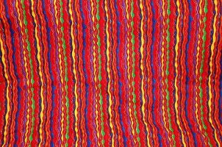 Colors Wiggly Stripes Companion to Chili Peppers VIP Cranston Fabric