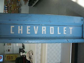 60s or 70s Chevrolet Pickup Truck Tailgate Original Paint Very Good