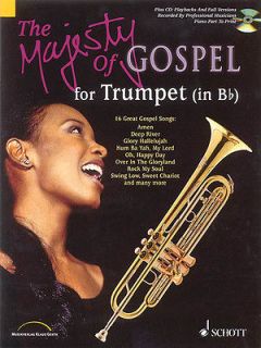 of Gospel for Trumpet Solo Sheet Music Play Along Book CD Pack NEW