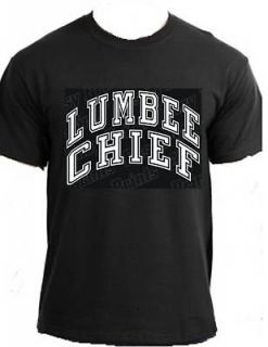 LUMBEE CHIEF American Indian war tribe clothing t shirt