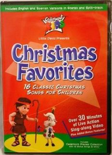 Kids Christmas Favorites NEW DVD 16 Classic Christmas Songs for Kids