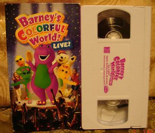 COLORFUL WORLD LIVE! VGC VHS VIDEO Trusted Seller w/Low Combined SHIP