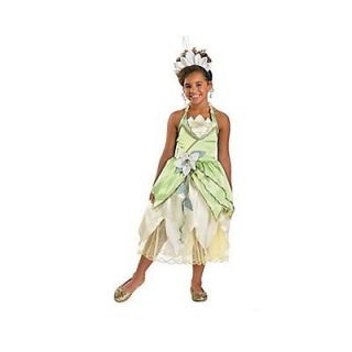 and the Frog Tiana Child Deluxe Costume Size 7 8 Disguise 50575K