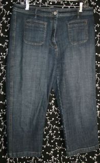 chico s chico s platinum cropped capri denim jeans 2
