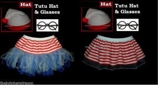Geek Fancy Dress Nerd Tutu set Hat Glasses Mens Ladies kids Childs