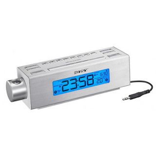 Sony ICFC717PJ Sleek Alarm Clock Radio with Wall Projector and   NEW
