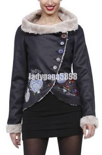 New 2012 Desigual Women Coat Leia 28E2930 Jacket Size 36 38 40 42