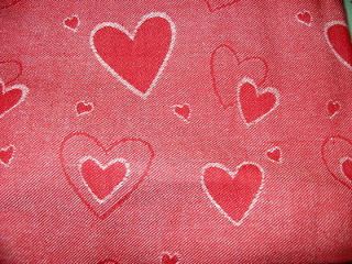 NEW WB Reverse Hearts Valentine Tablecloth   60x84 Oblong