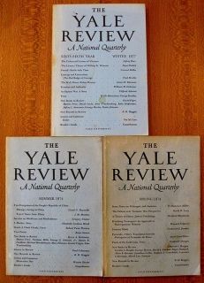The Yale Review A National Quarterly Books 1974 77