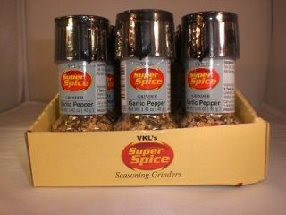 Spice Garlic Pepper, 1.41 Ounce Spice/Seasoning Grinders Lot of 12