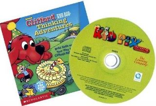Lot Clifford THINKING + KID PIX 4 DELUXE Bundle for PC XP Vista